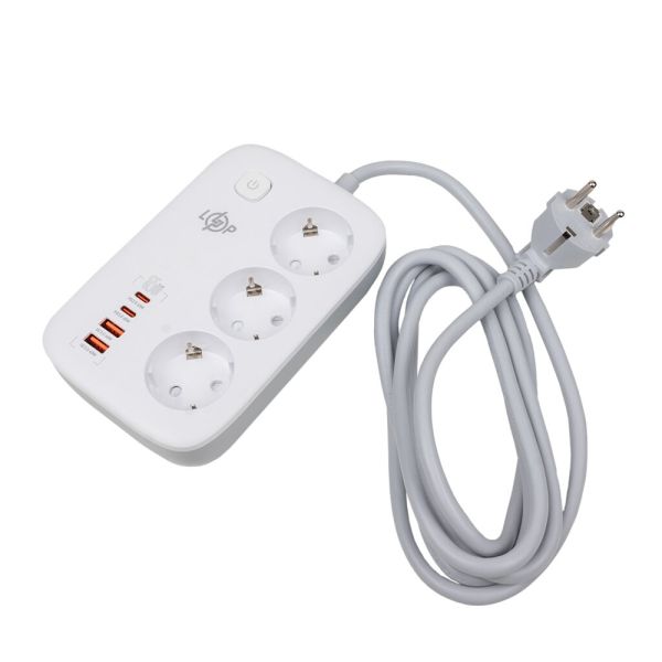 Мережевий фільтр LogicPower F65WG4