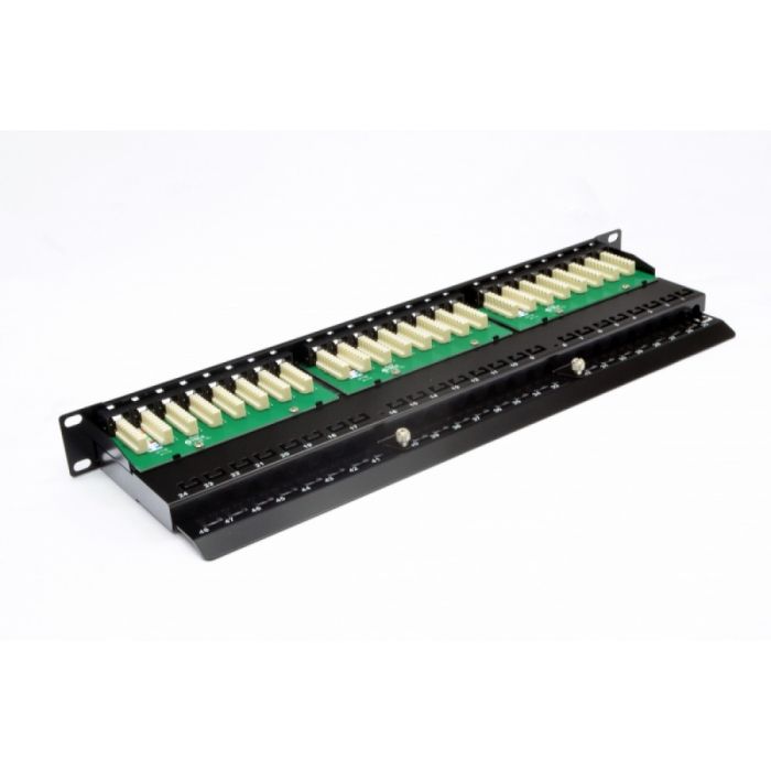 Патч-панель CMS 19" 48xRJ-45 UTP, кат. 6, 1U з організатором кабелю