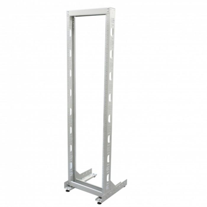 Стійка однорамна CMS UA-OF24-S-GR 24U сіра (без ніг)