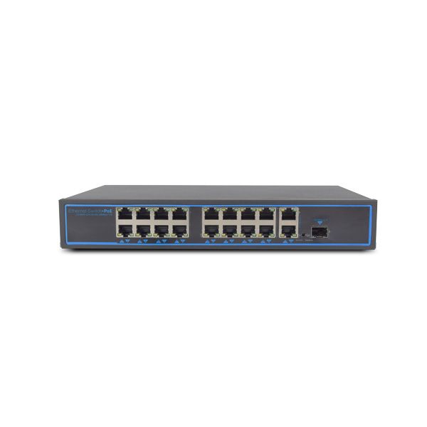 Коммутатор PoE-1018-16P-1S/250m
