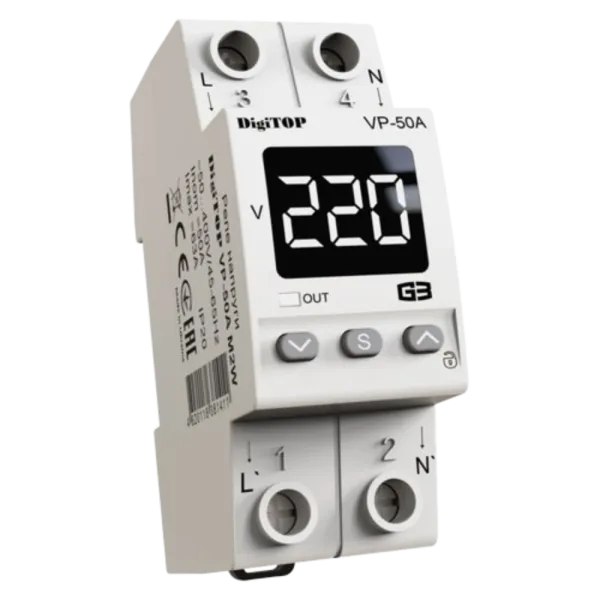 DigiTOP VP-50A M2W Реле напруги
