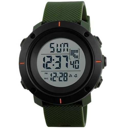 Годинники наручні 1213AG SKMEI, ARMY GREEN, BIG SIZE