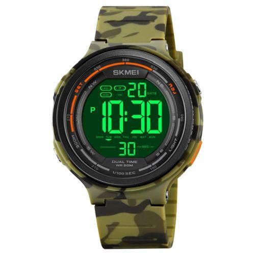 Годинники наручні 1841CMGN SKMEI, ARMY GREEN CAMOUFLAGE