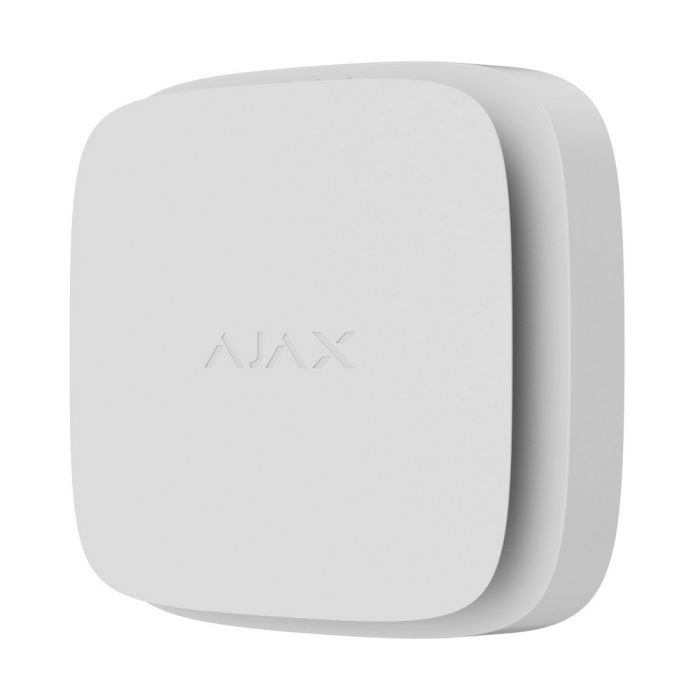 Бездротовий пожежний датчик Ajax FireProtect 2 RB white c сенсором чадного газу зі змінними батареями