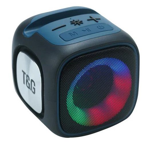 Bluetooth-колонка TG359 з RGB ПІДСВІЧУВАННЯМ,  speakerphone, радіо, black