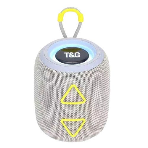 Bluetooth-колонка TG655 з RGB ПІДСВІЧУВАННЯМ,  speakerphone, радіо, grey