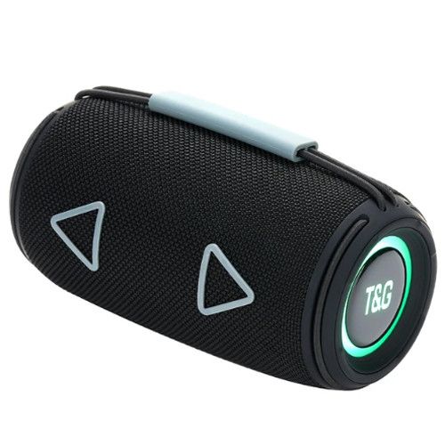 Bluetooth-колонка TG657 з RGB ПІДСВІЧУВАННЯМ,  speakerphone, радіо, black