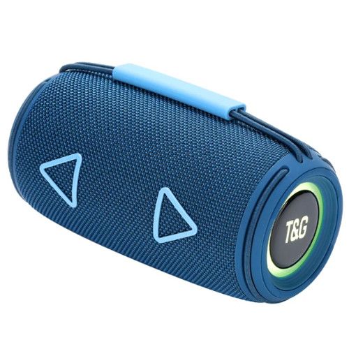 Bluetooth-колонка TG657 з RGB ПІДСВІЧУВАННЯМ,  speakerphone, радіо, blue