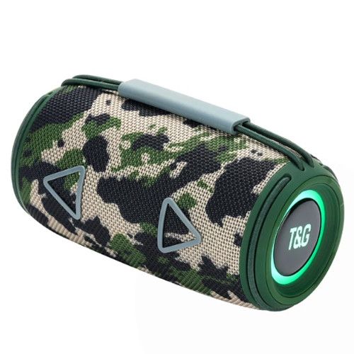 Bluetooth-колонка TG657 з RGB ПІДСВІЧУВАННЯМ,  speakerphone, радіо, camouflage