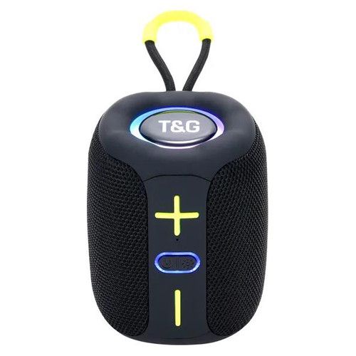 Bluetooth-колонка TG658 з RGB ПІДСВІЧУВАННЯМ,  speakerphone, радіо, black