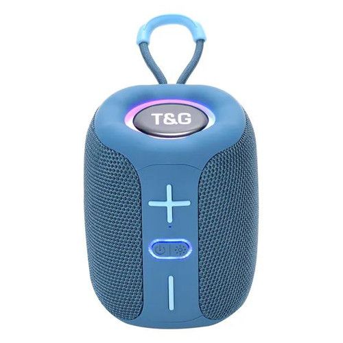 Bluetooth-колонка TG658 з RGB ПІДСВІЧУВАННЯМ,  speakerphone, радіо, blue
