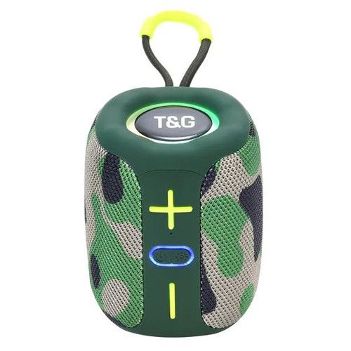 Bluetooth-колонка TG658 з RGB ПІДСВІЧУВАННЯМ,  speakerphone, радіо, camouflage
