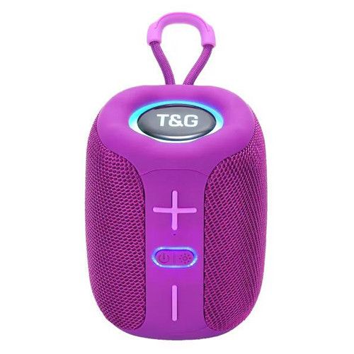 Bluetooth-колонка TG658 з RGB ПІДСВІЧУВАННЯМ,  speakerphone, радіо, purple