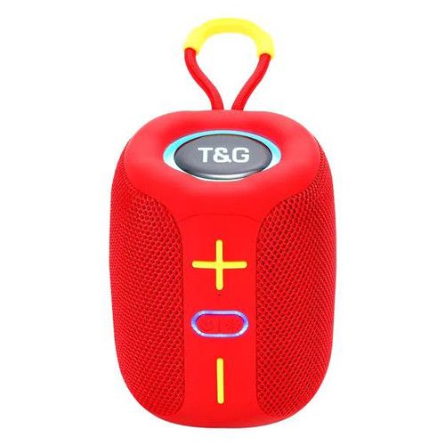 Bluetooth-колонка TG658 з RGB ПІДСВІЧУВАННЯМ,  speakerphone, радіо, red