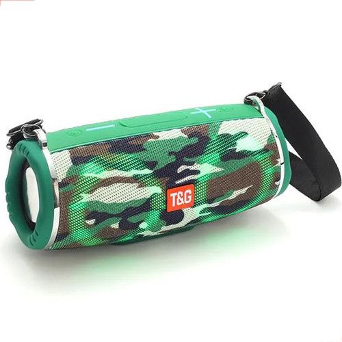 Bluetooth-колонка TG642 з RGB ПІДСВІЧУВАННЯМ,  speakerphone, радіо, camouflage