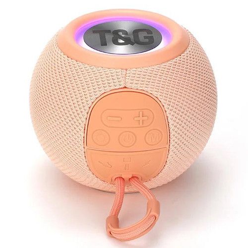 Bluetooth-колонка TG337 з RGB ПІДСВІЧУВАННЯМ,  speakerphone, радіо, pink
