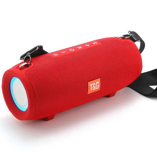 Bluetooth-колонка TG322 з RGB ПІДСВІЧУВАННЯМ,  speakerphone, радіо, red