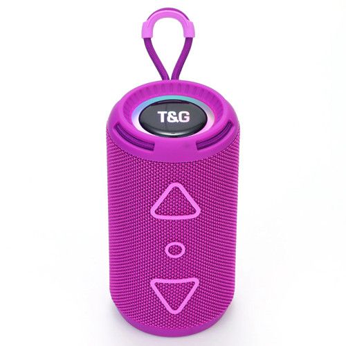 Bluetooth-колонка TG656 з RGB ПІДСВІЧУВАННЯМ,  speakerphone, радіо, purple