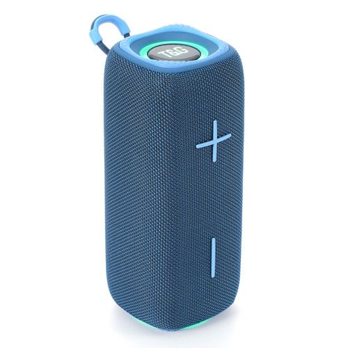 Bluetooth-колонка TG654 з RGB ПІДСВІЧУВАННЯМ,  speakerphone, радіо, blue