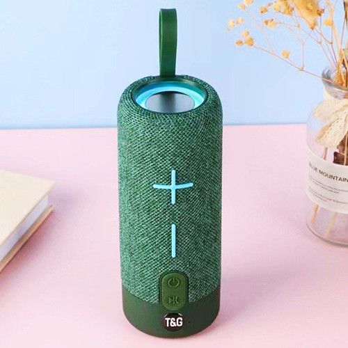 Bluetooth-колонка TG619C з RGB ПІДСВІЧУВАННЯМ, speakerphone, радіо, green