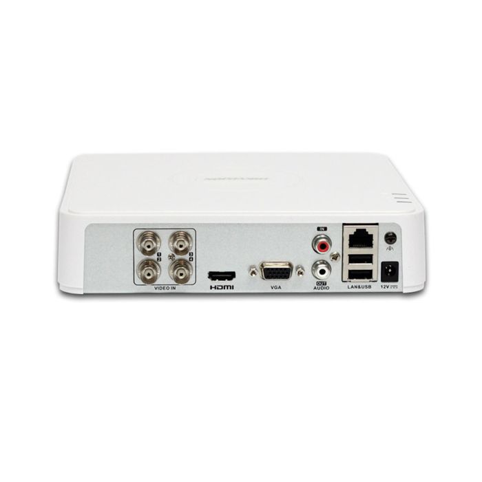 HD-TVI відеореєстратор 4-канальний Hikvision iDS-7104HQHI-M1/S(E) з підтримкою відеоаналітики для системи відеоспостереження