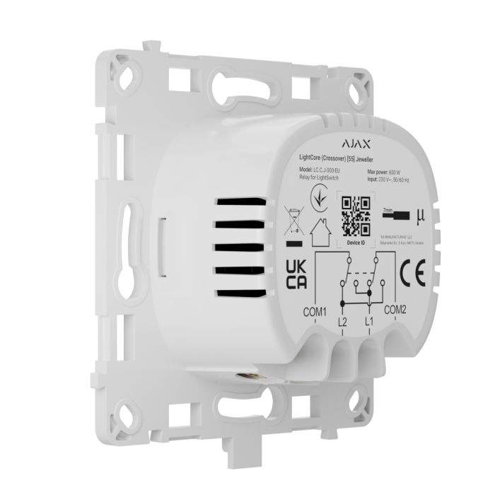 Реле Ajax LightCore (Crossover) для перехресного вимикача