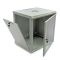 Шафа серверна SteelNet 12U 600 x 600 для мережевого обладнання (скло, сірий)