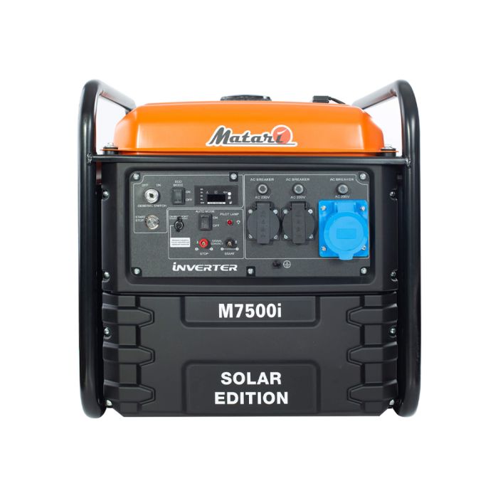 Інверторний бензиновий генератор MATARI M7500I-SOLAR максимальна потужність 7.5 кВт