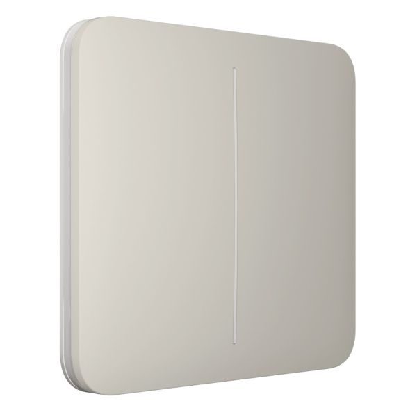 Вимикач Ajax LightSwitch 2-gang Oyster двоклавішний