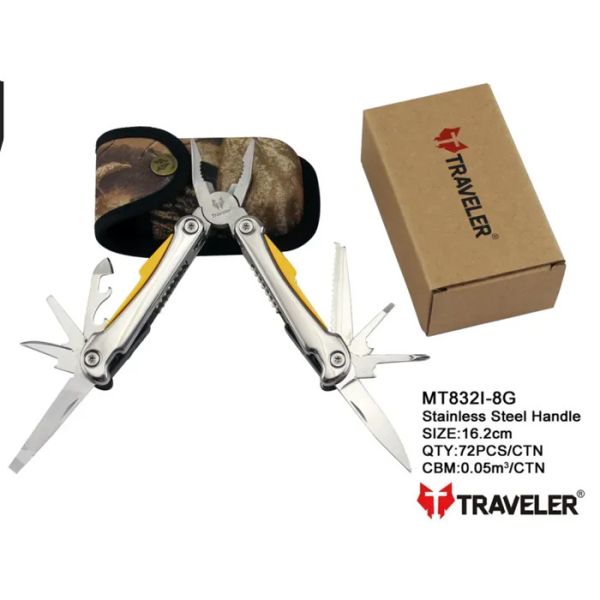 Багатофункціональний ніж (мультитул) Traveler MT-832-1 16,2см