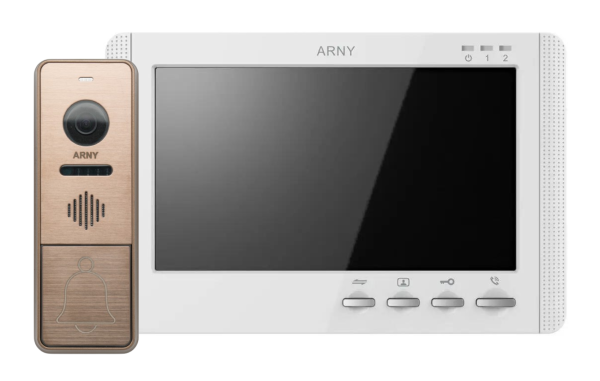 Комплект домофонний ARNY AVD-7942 (AVD-709MD + AVP-NG420 1Мп), White + Bronze