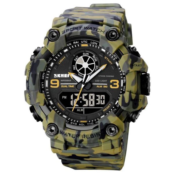 Годинники наручні 1818CMGN SKMEI, CAMO GREEN