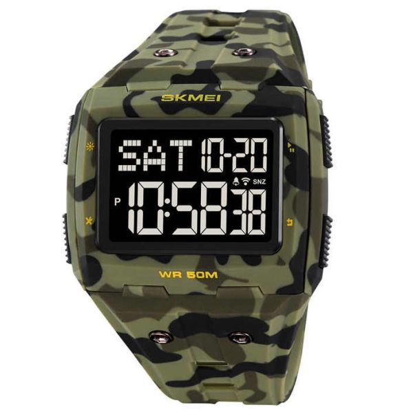 Годинники наручні 2186CMGN SKMEI, CAMO GREEN