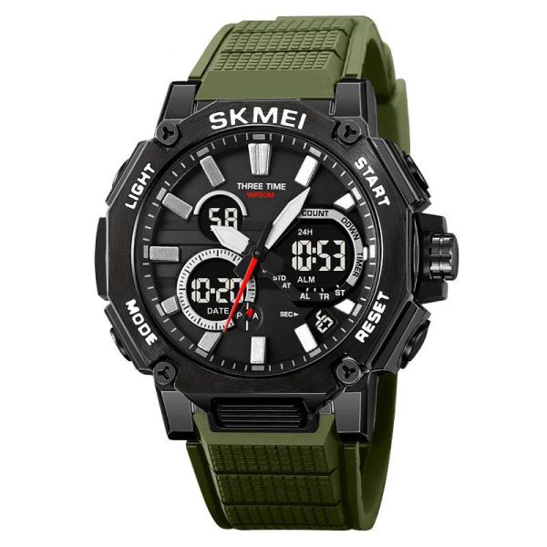 Годинники наручні 2219AG SKMEI, ARMY GREEN