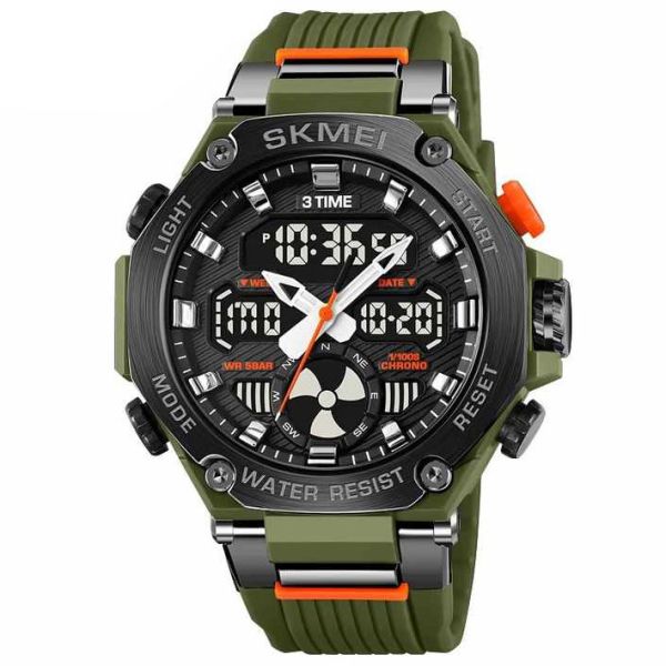 Годинники наручні 2223AG SKMEI, ARMY GREEN