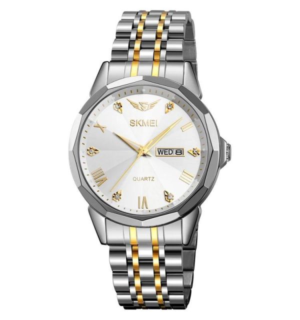 Годинники наручні 2291TGDSI SKMEI, SILVER-GOLD-SILVER