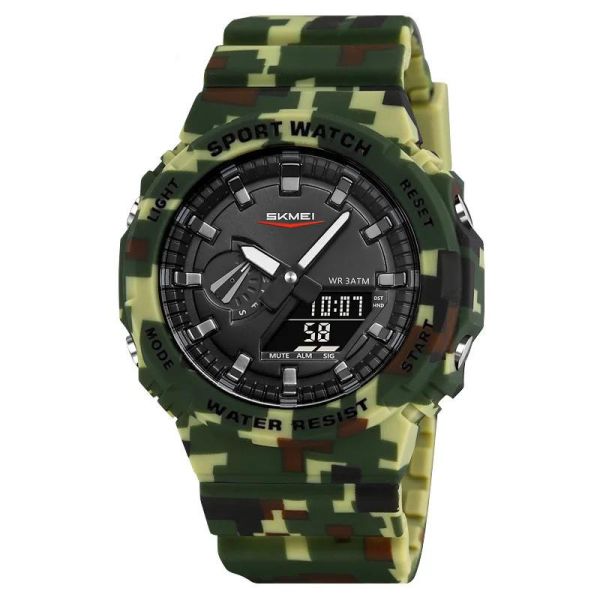 Годинники наручні 2351CMGN SKMEI, CAMO GREEN