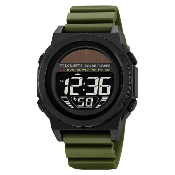Годинники наручні 2358AG SKMEI, ARMY GREEN, Solar Power
