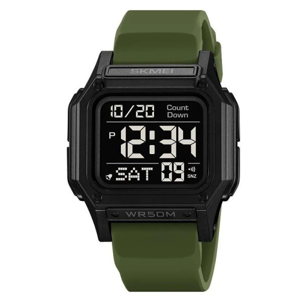Годинники наручні 2537AG SKMEI, ARMY GREEN