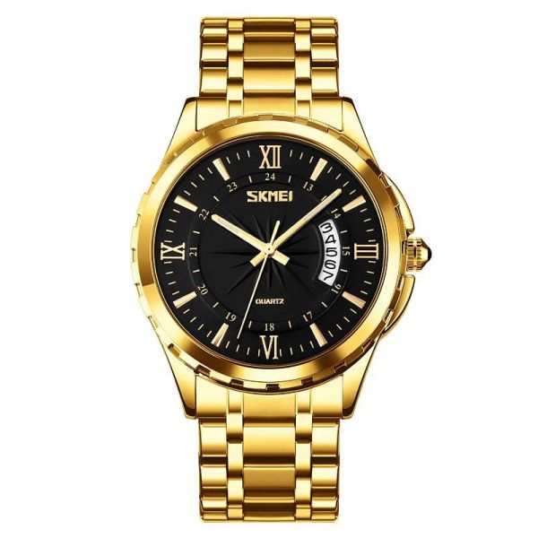 Годинники наручні 9069GDBK SKMEI, GOLD-BLACK