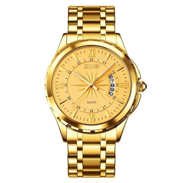 Годинники наручні 9069GDGD SKMEI, GOLD-GOLD