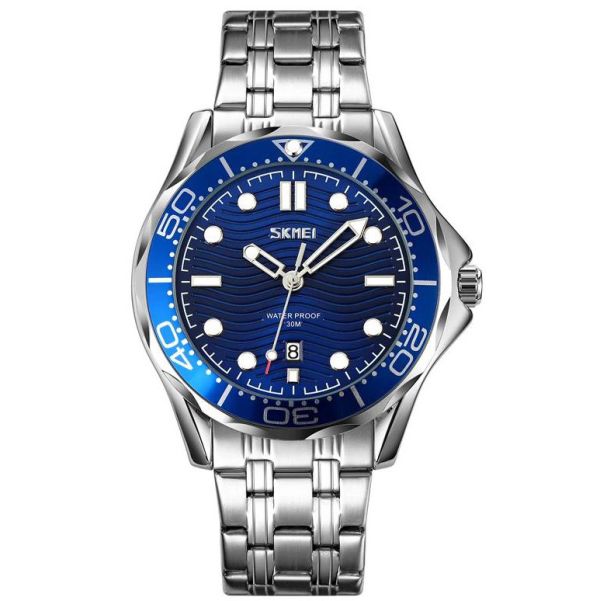 Годинники наручні 9276SSIBU SKMEI, SILVER-BLUE