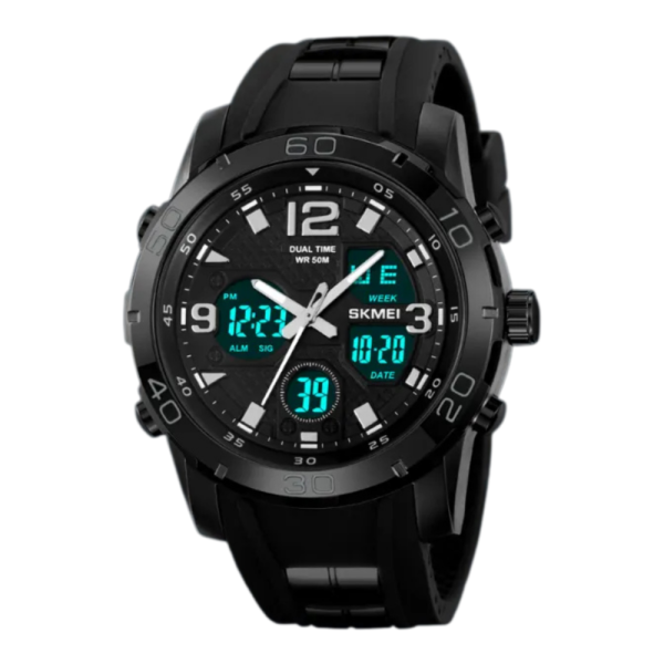 Годинники наручні 2102BKBK SKMEI, BLACK-BLACK