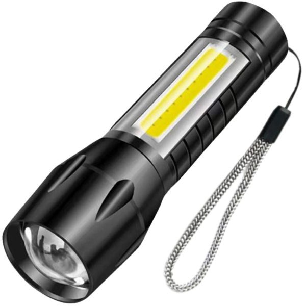 Ліхтар Police 511-XPE+COB, Li-Ion акум., zoom, ЗП microUSB