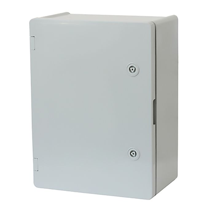 Щит ERKA 023 300 x 400 x 180 мм з монтажною панеллю і опаловими дверцятами