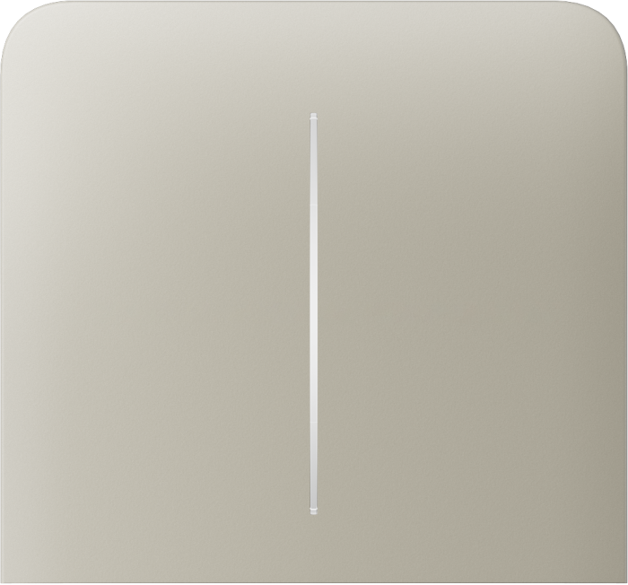Бічна кнопка для двоклавішного вимикача Ajax SideButton (2-gang) vertical Ivory