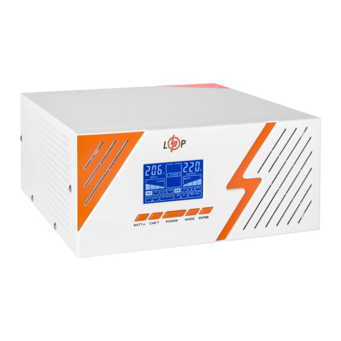 Джерело безперебійного живлення Logicpower LPM-PSW-1500VA White 12V (1050 Вт) з правильною синусоїдою