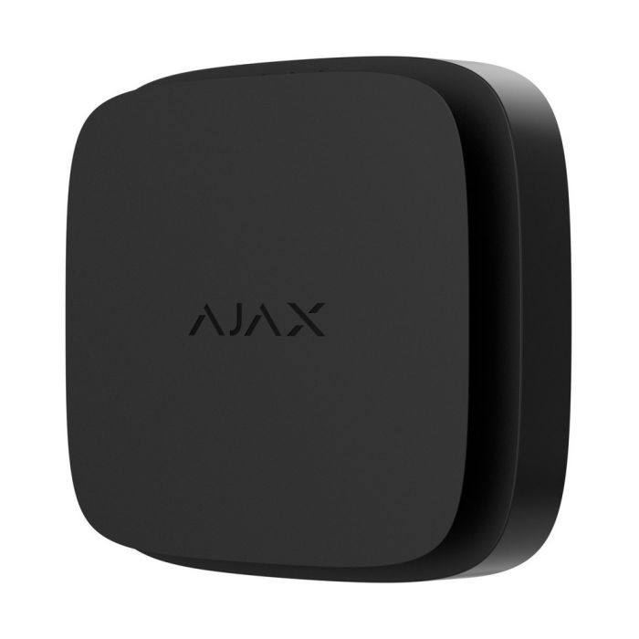 Бездротовий пожежний датчик Ajax FireProtect 2 RB black з сенсором температури зі змінними батареями