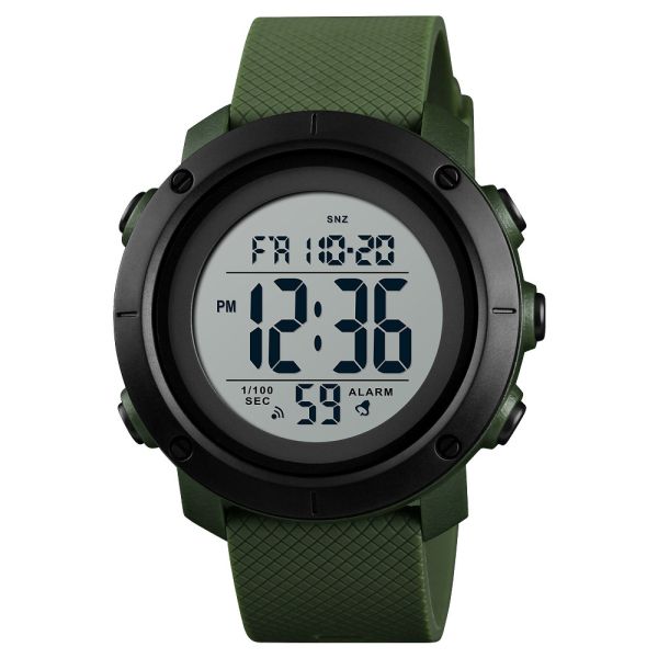 Годинники наручні 1426AGWT SKMEI, ARMY GREEN-WHITE