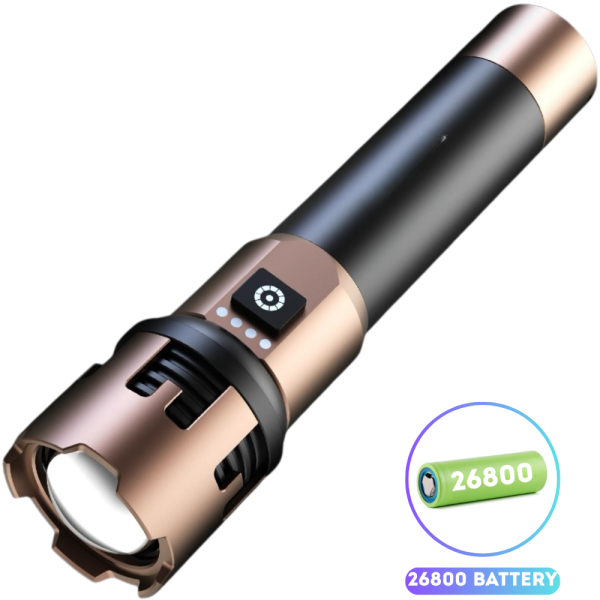 Ліхтар A70-GT, 1x26800, Power Bank, ЗП Type-C, zoom, Box